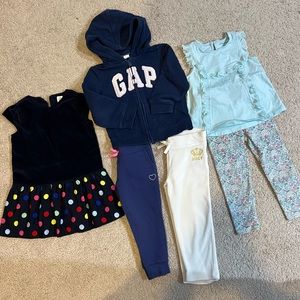 Bundle  5pc kids girl clothes size3